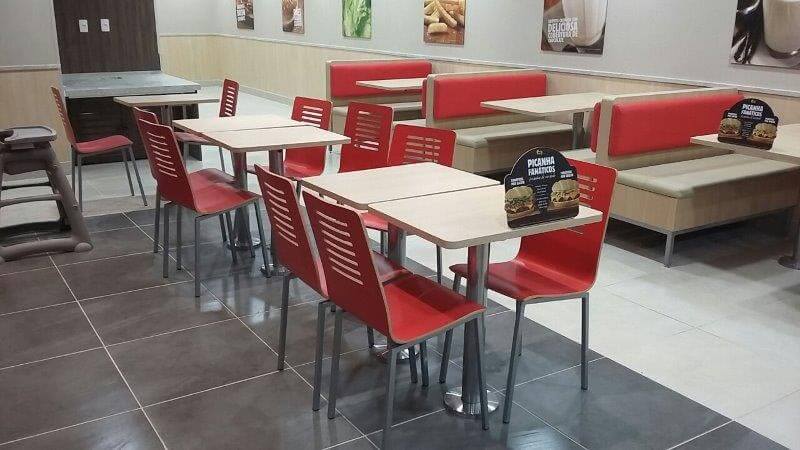 Foto do trabalho realizado pela Irma9 Ambientes Planejados para o Burger King